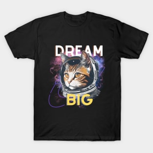 Astronout Cat Qoutes T-Shirt